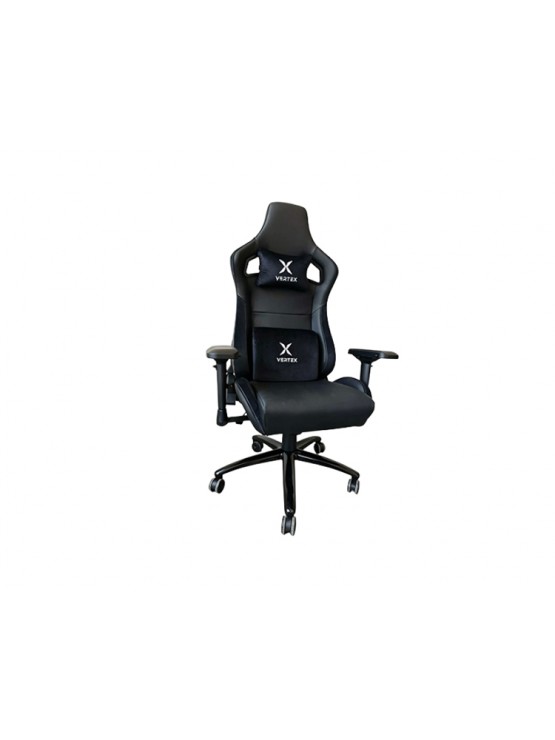გეიმერული სავარძელი: Vertex Predator Gaming Chair Black Car Leather