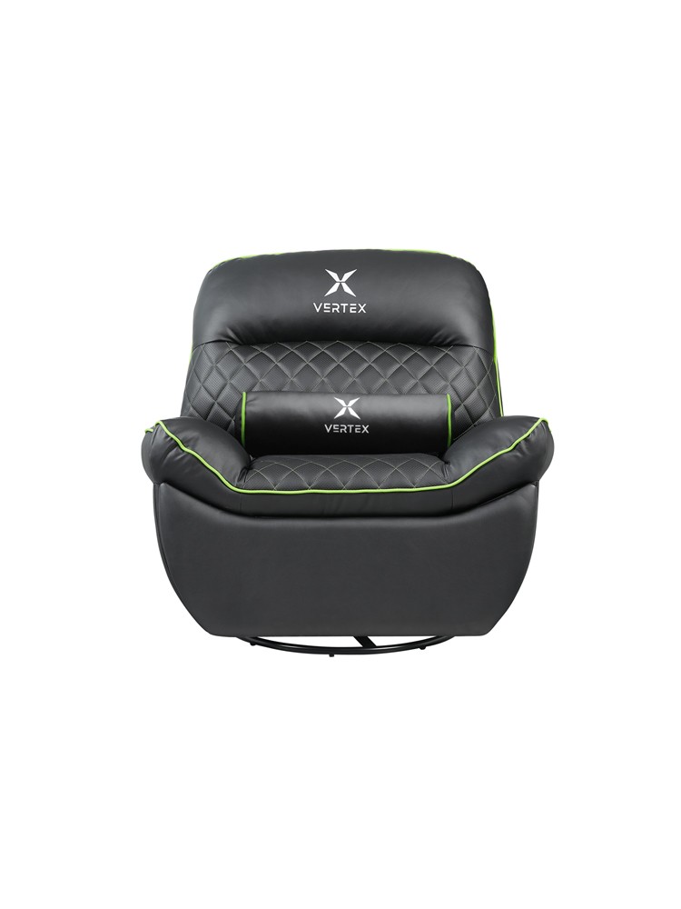 გეიმინგ სავარძელი: Vertex Throne Gaming Sofa Green/PVC