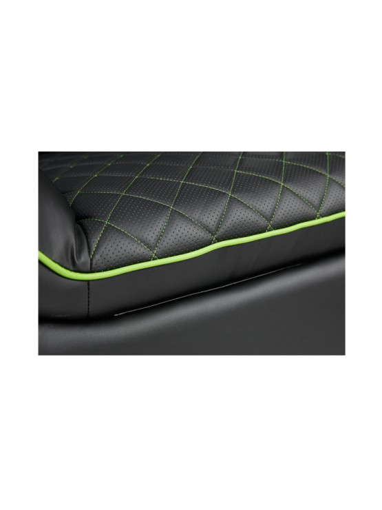 გეიმინგ სავარძელი: Vertex Throne Gaming Sofa Green/PVC