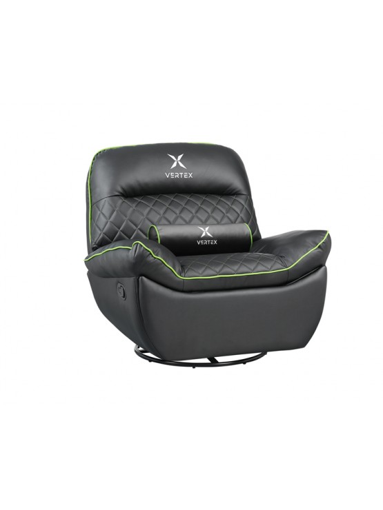 გეიმინგ სავარძელი: Vertex Throne Gaming Sofa Green/PVC