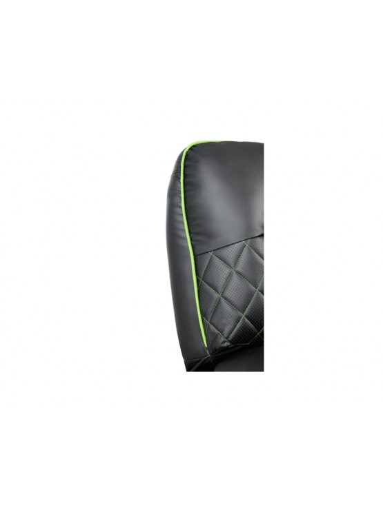 გეიმინგ სავარძელი: Vertex Throne Gaming Sofa Green/PVC