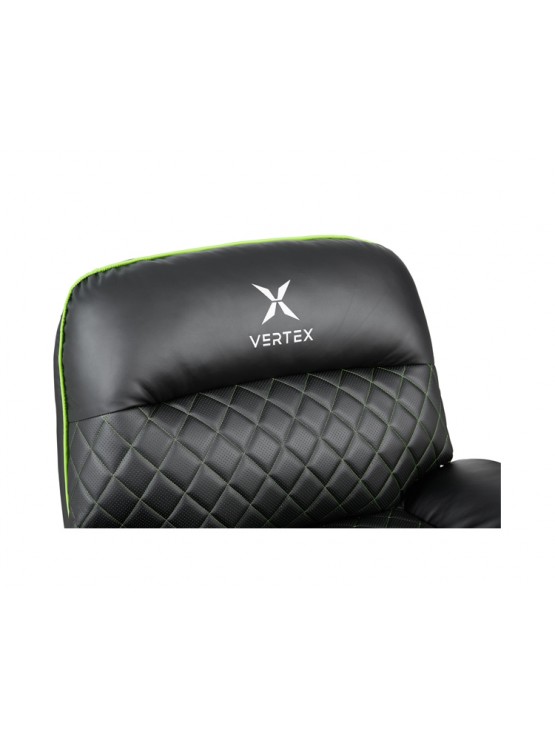 გეიმინგ სავარძელი: Vertex Throne Gaming Sofa Green/PVC