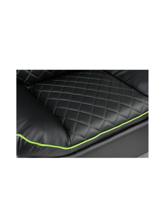გეიმინგ სავარძელი: Vertex Throne Gaming Sofa Green/PVC
