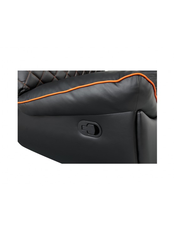 გეიმინგ სავარძელი: Vertex Throne Gaming Sofa Orange/PVC