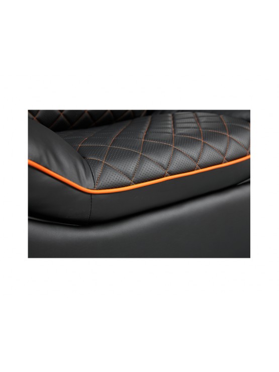 გეიმინგ სავარძელი: Vertex Throne Gaming Sofa Orange/PVC