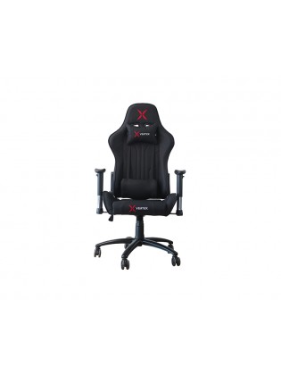 გეიმერული სავარძელი: Vertex Turu Gaming Chair Black Fabric