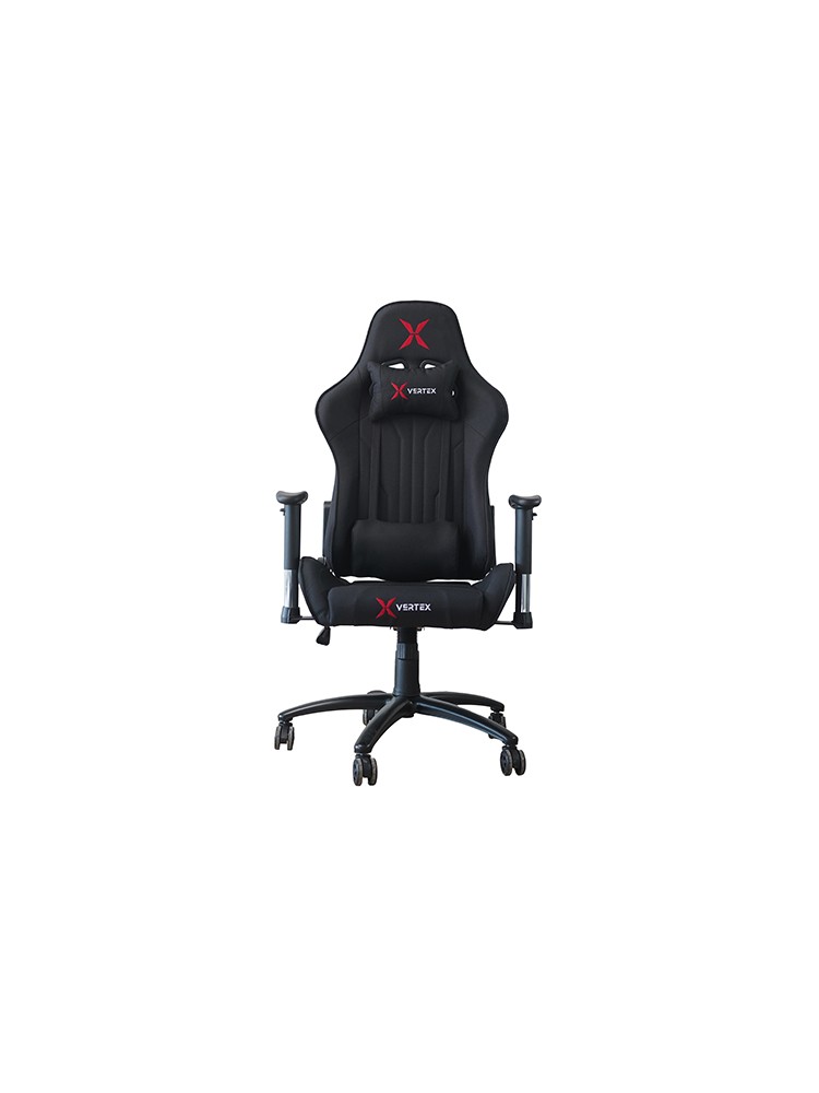 გეიმერული სავარძელი: Vertex Turu Gaming Chair Black Fabric