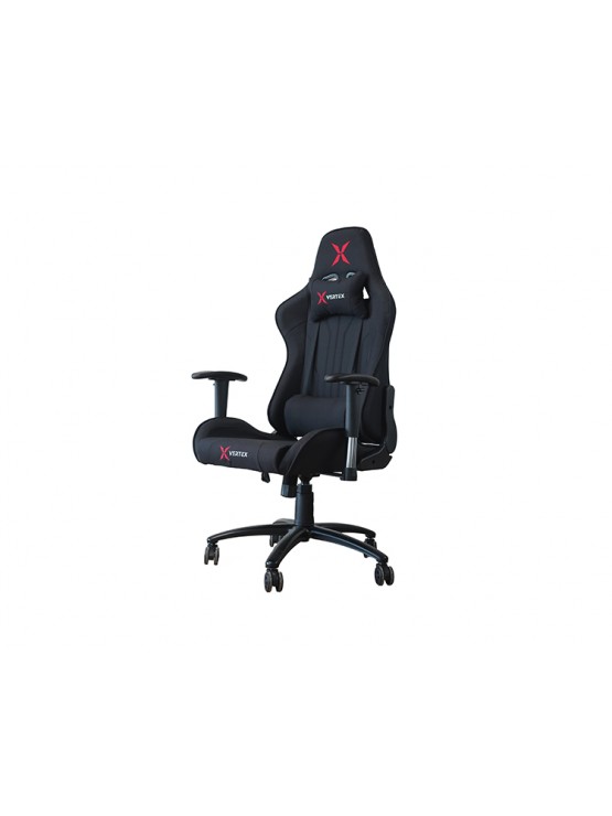 გეიმერული სავარძელი: Vertex Turu Gaming Chair Black Fabric
