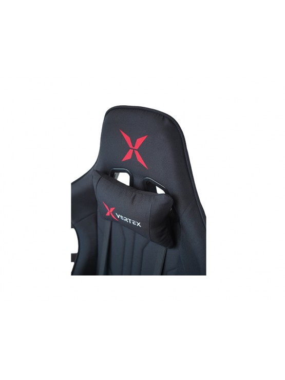 გეიმერული სავარძელი: Vertex Turu Gaming Chair Black Fabric