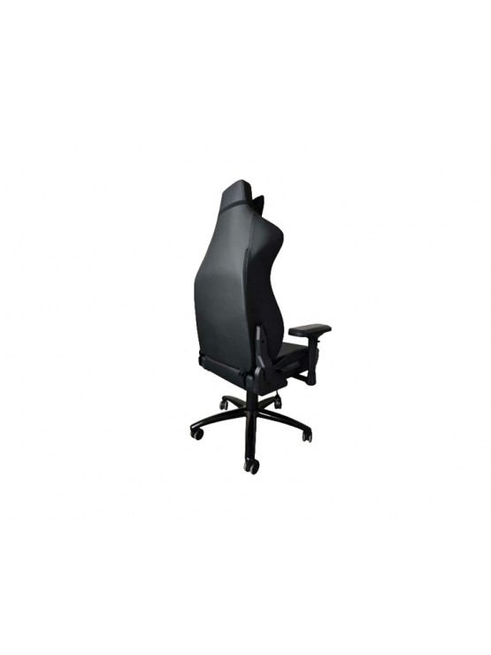 გეიმერული სავარძელი: Vertex Viper Gaming Chair Black Car Leather