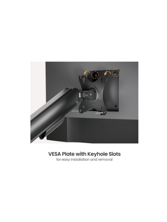 მონიტორის საკიდი: Vertex VX-1MA-12EB Mechanical Spring Monitor Arm 17"-32"