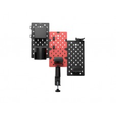 გეიმინგ თარო: Vertex VX-GPB-02R VX-3PB-03B 3-Piece Desk Mounted Rotating Pegboard Black/Red