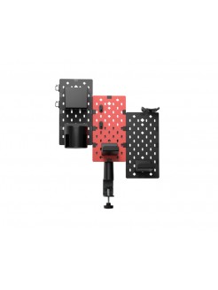 გეიმინგ თარო: Vertex VX-GPB-02R VX-3PB-03B 3-Piece Desk Mounted Rotating Pegboard Black/Red