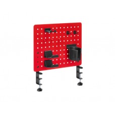 გეიმინგ თარო: Vertex VX-GPB-02R Gaming Clamp-on Desk Pegboard Red