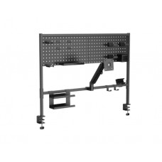 ორგანაიზერის თარო: Vertex VX-PBMA-04B Clamp-On Multi-Purpose Pegboard Organizer Shelf 17"-32" Black