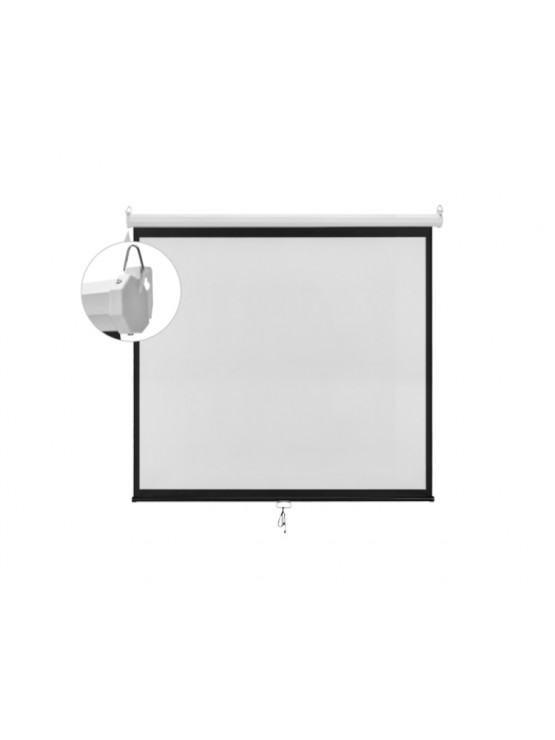 პროექტორის ეკრანი: Vertex VX-PS-200M 112" 200x200cm 160°