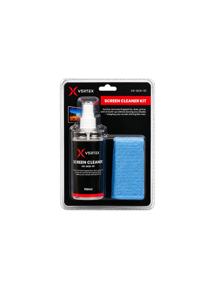 საწმენდი: Vertex VX-SCK-01 2-in-1 Screen Cleaner Kit For LCD/LED Displays 150ml