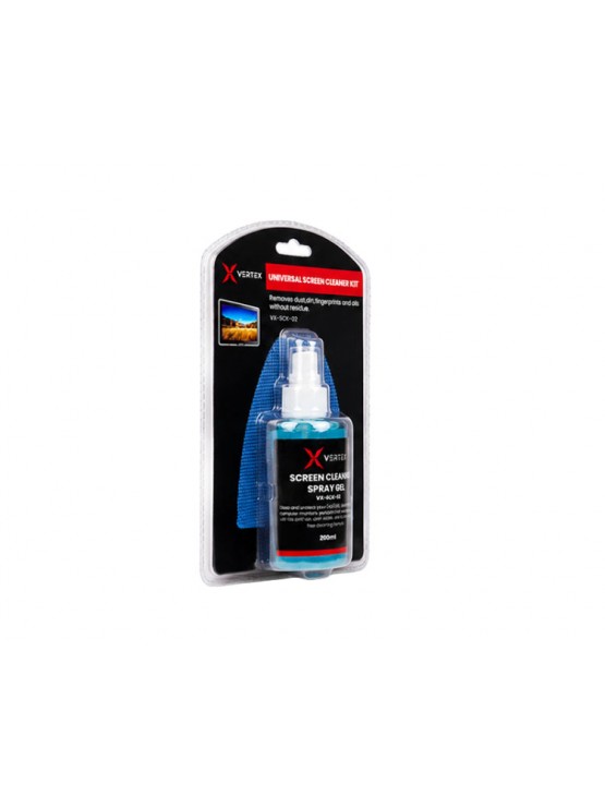 საწმენდი: Vertex VX-SCK-02 2-in-1 Screen Cleaner Kit For LCD/LED Displays 200ml