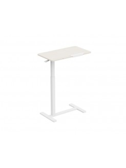 გვერდითი მაგიდა: Vertex VX-ST-7140MW Height Adjustable Side Table Matte White/White Oak