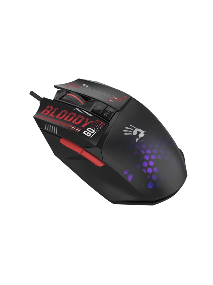 მაუსი: A4tech W60 Max Mini Lightweight RGB Gaming Mouse Black