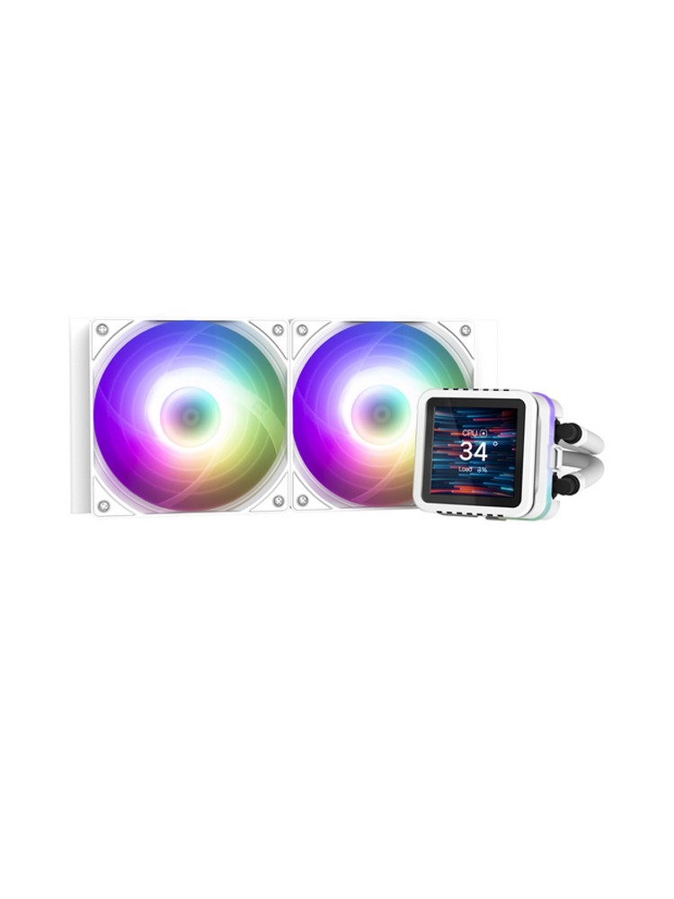 ქულერი: Zalman ALPHA2 DS A24 WHITE ARGB CPU Universal Liquid Cooler
