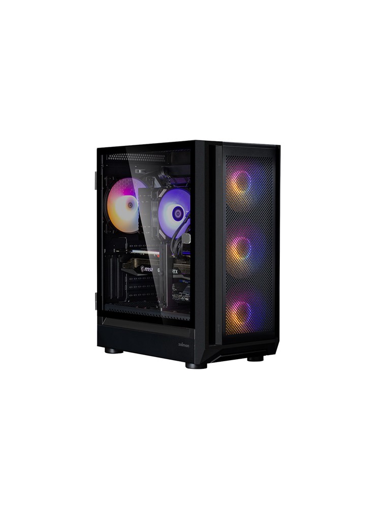 ქეისი: Zalman i6 BLACK 4x140mm RGB LED Fans Mid-Tower