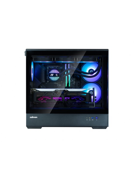 ქეისი: Zalman P30 Black V2 3x120mm ARGB Fans Mini-Tower