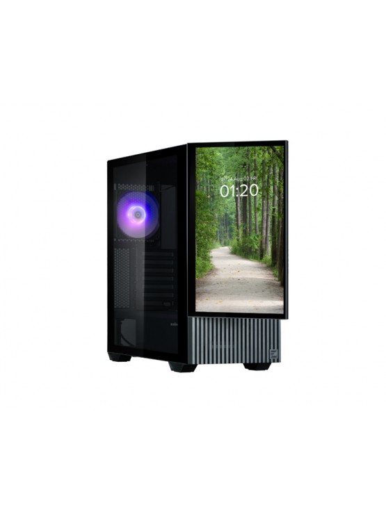 ქეისი: Zalman Z10 DS 1x120mm ARGB/2х120mm Fans With Monitor Mid Tower Black