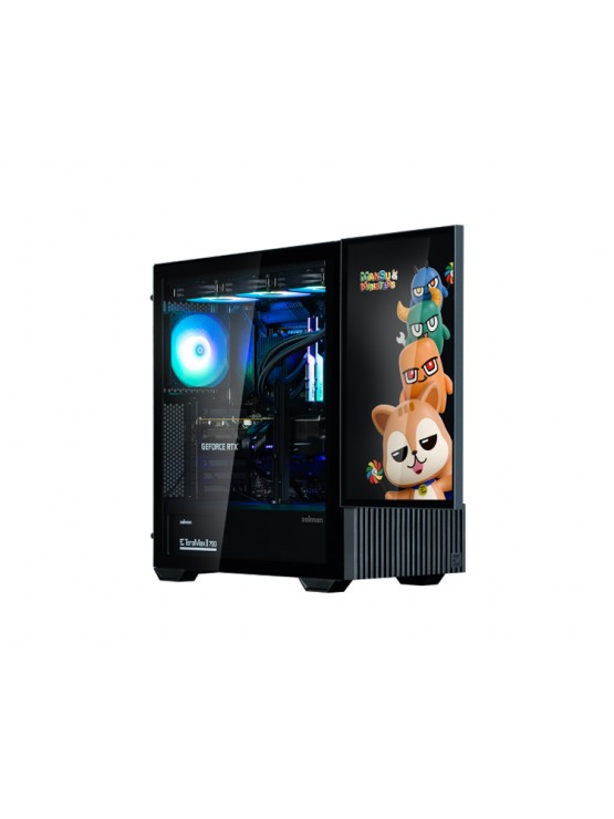 ქეისი: Zalman Z10 DS 1x120mm ARGB/2х120mm Fans With Monitor Mid Tower Black