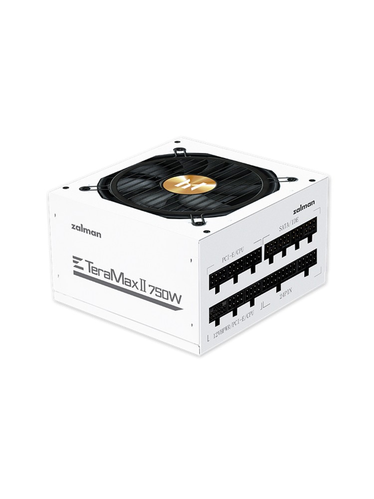 კვების ბლოკი: Zalman TeraMax II WHITE 750W 80PLUS Gold Fully Modular - ZM750-TMX2