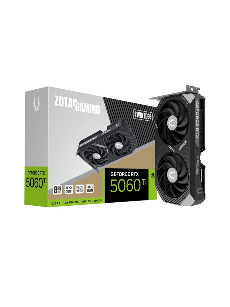 ვიდეო დაფა: Zotac GAMING GeForce RTX5060 Ti 8GB Twin Edge 128-Bit GDDR7 - ZT-B50610E-10M