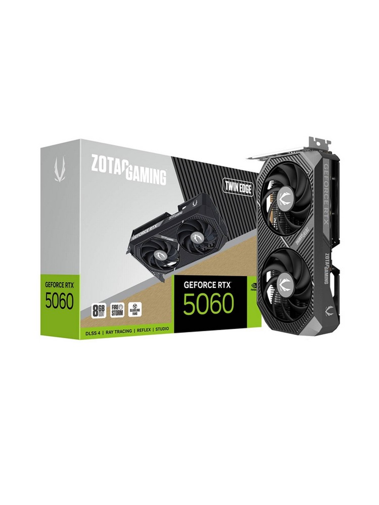 ვიდეო დაფა: Zotac GAMING GeForce RTX5060 Twin Edge 8GB 128-Bit GDDR7 - ZT-B50600E-10M