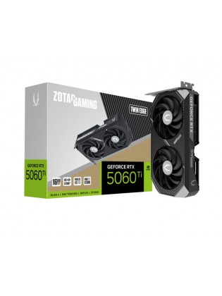 ვიდეო დაფა: Zotac GAMING GeForce RTX5060 Ti 16GB Twin Edge 128-Bit GDDR7 - ZT-B50620E-10M