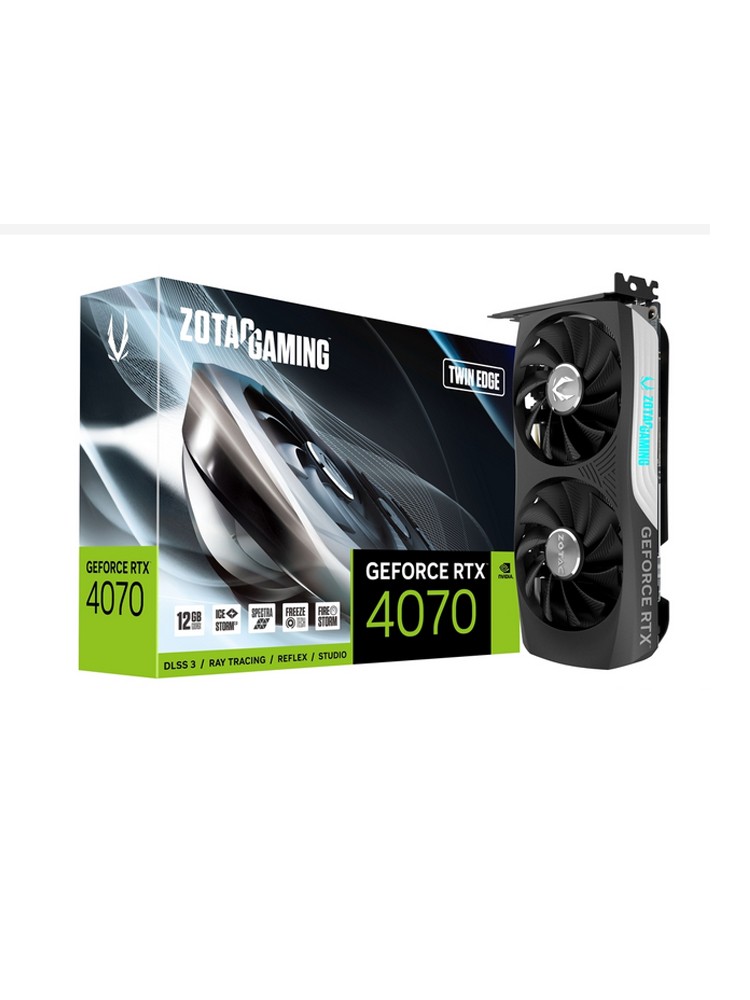 ვიდეო დაფა: Zotac GAMING GeForce RTX4070 Twin Edge 12GB 192-Bit GDDR6X - ZT-D40700E-10M