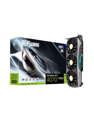 ვიდეო დაფა: Zotac GAMING GeForce RTX4070 Ti SUPER Trinity OC 16GB GDDR6X 256-Bit - ZT-D40730J-10P