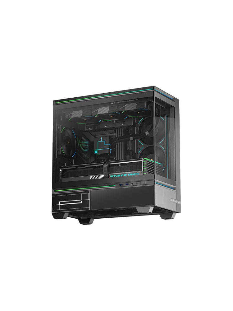 ქეისი: THERMALRIGHT TL-M10 ARGB Fans 4x120mm Black