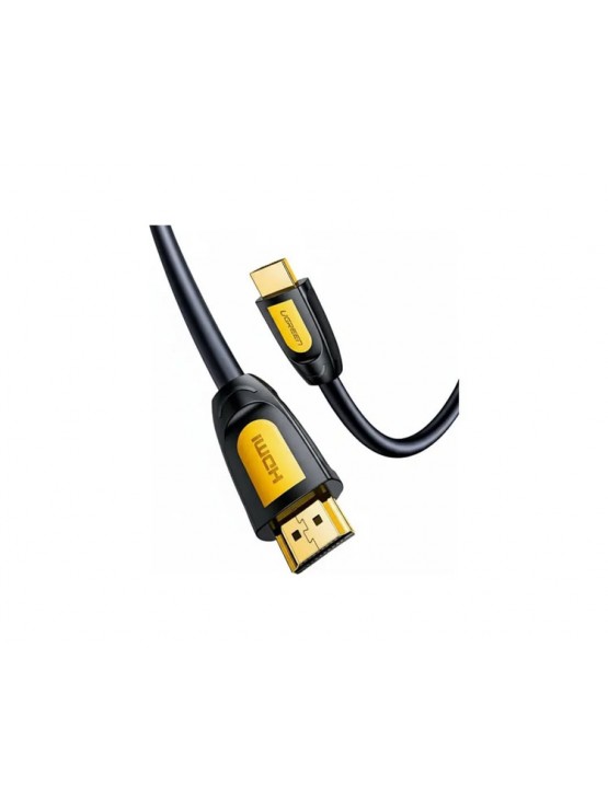 კაბელი: UGREEN HD101 HDMI to HDMI Cable 1.5m Yellow/Black - 10128