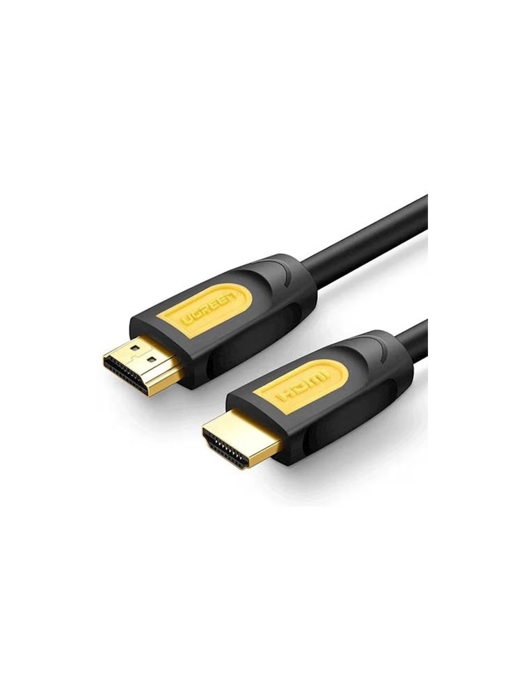 კაბელი: UGREEN HD101 HDMI to HDMI Cable 1.5m Yellow/Black - 10128