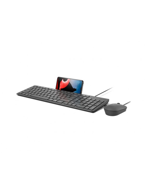 კლავიატურა-მაუსი: Lenovo 310 USB Wired Combo Luna Grey - GX31R09790