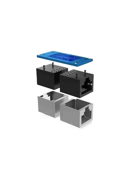 კონექტორი: Ugreen NW114 Rj45 Ethernet Connector Black - 20390