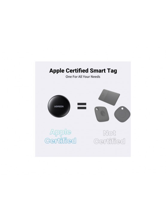 Smart მოწყობილობა: UGREEN CM520 Apple Certified Smart Bluetooth Finder Black - 60387
