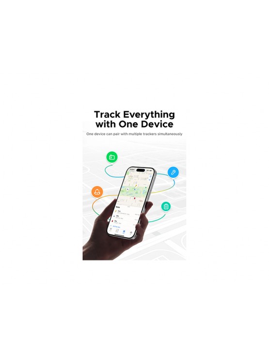 Smart მოწყობილობა: UGREEN CM916 Slim Pro Apple Google Smart Tag Finder Dark Gray - 75644