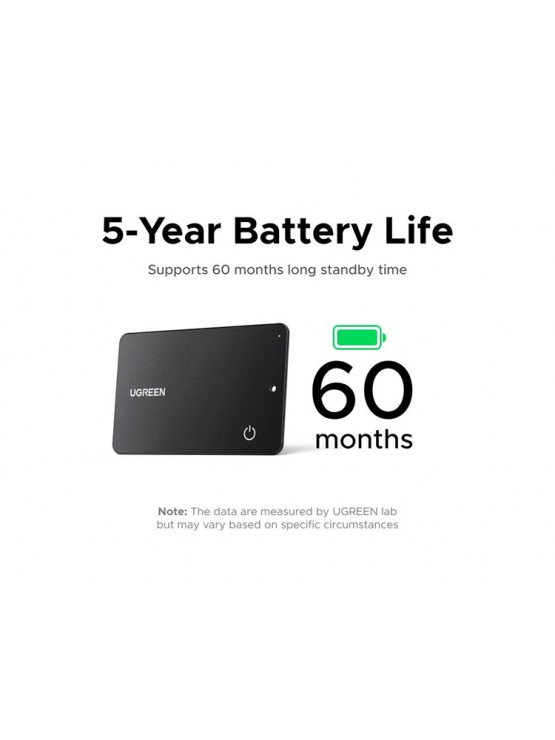 Smart მოწყობილობა: UGREEN CM916 Slim Pro Apple Google Smart Tag Finder Dark Gray - 75644