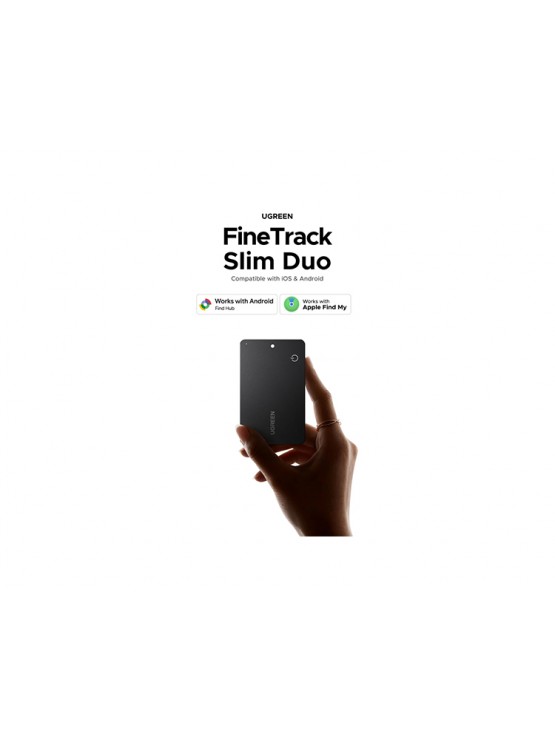 Smart მოწყობილობა: UGREEN CM916 Slim Pro Apple Google Smart Tag Finder Dark Gray - 75644