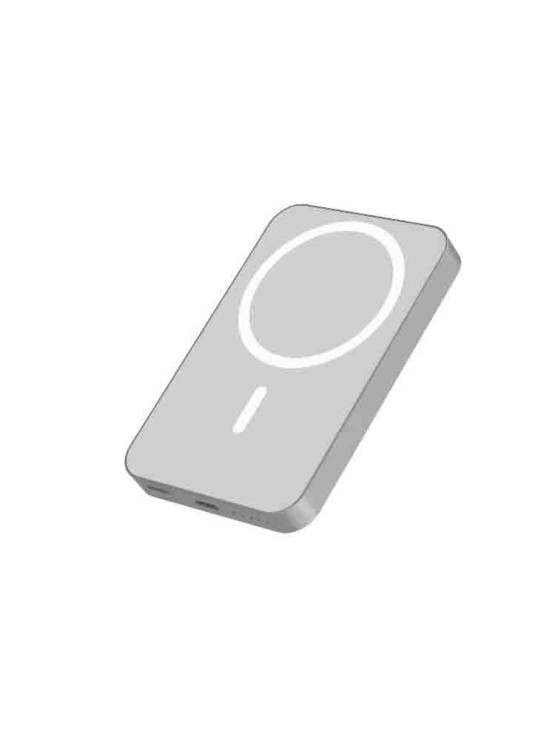დამტენი: Celly Magsafe 5000 mAh Power Bank Match 20 W White - 8021735228677