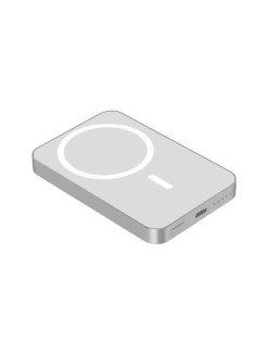 დამტენი: Celly Magsafe 5000 mAh Power Bank Match 20 W White - 8021735228677