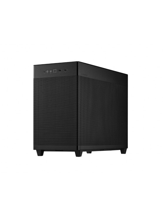 ქეისი: Asus Prime AP201 Tempered Glass 1x120mm Fan Small Tower Black - 90DC00G0-B39010