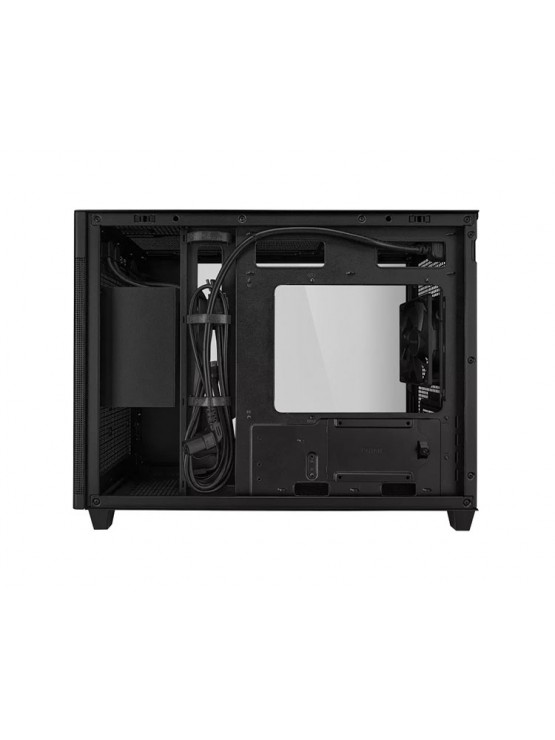 ქეისი: Asus Prime AP201 Tempered Glass 1x120mm Fan Small Tower Black - 90DC00G0-B39010