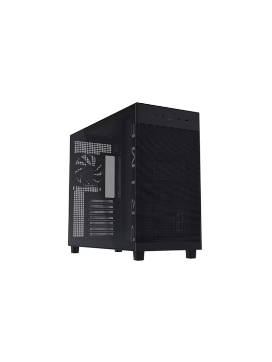 ქეისი: Asus Prime AP303 Tempered Glass 1x120mm Fan Mid-Tower Black - 90DC00V0-B39010