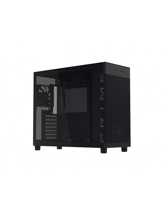 ქეისი: Asus Prime AP303 Tempered Glass 1x120mm Fan Mid-Tower Black - 90DC00V0-B39010